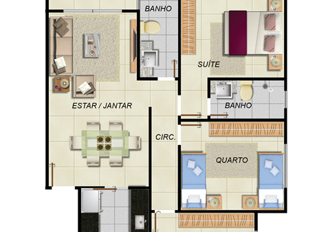 Apartamento tipo 4